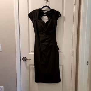 Stop Staring Army Green Wiggle Dress